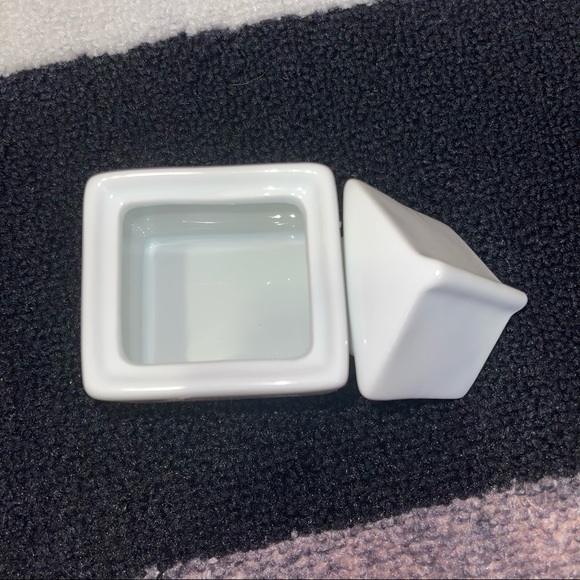 🍶 Ceramic Milk Carton Box Sugar & Cream Serving Set - Picture 7 of 8